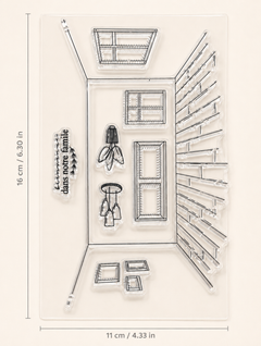 A Room to Remember — 7 Clear Stamps + Acrylic Block