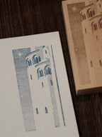 Moonlit Architecture – Set of 5 Gothic Fantasy Wooden Rubber Stamps for Junk Journaling, Scrapbooking & Card Making