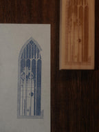 Moonlit Architecture – Set of 5 Gothic Fantasy Wooden Rubber Stamps for Junk Journaling, Scrapbooking & Card Making