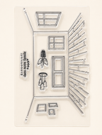 A Room to Remember – 8-Piece HA Room to Remember – 7-Piece Home Interior Clear Stamp Set with Acrylic Block for Junk Journaling, Scrapbooking & Scene Making