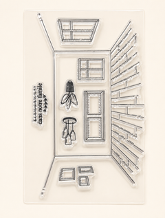 A Room to Remember — 7 Clear Stamps + Acrylic Block
