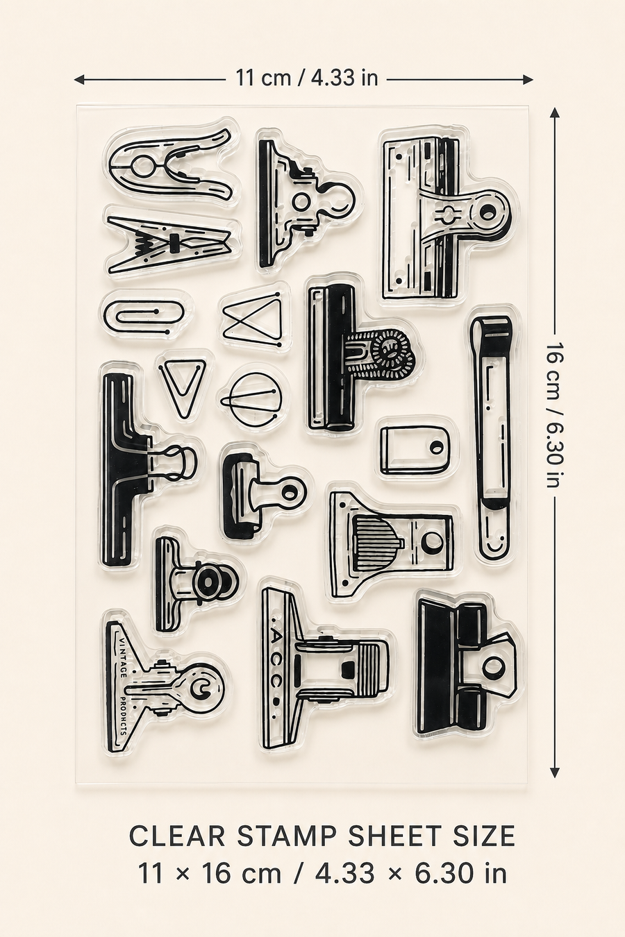 The Stationery Archive — Clear Stamp Sets