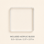 The Stationery Archive – Vintage Clips & Office Supplies Clear Stamp Sets with Acrylic Block for Journaling and Scrapbooking
