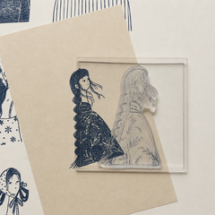 Girls of Papivelle — 6 Acrylic-Mounted Stamps