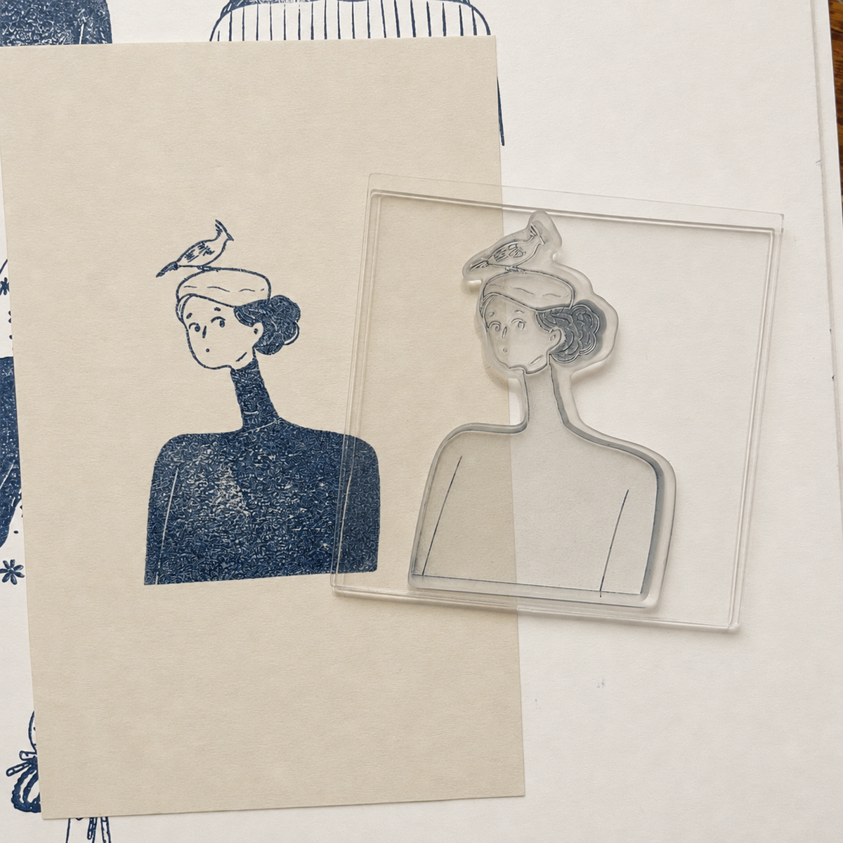 Girls of Papivelle — 6 Acrylic-Mounted Stamps