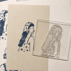 Girls of Papivelle — 6 Acrylic-Mounted Stamps