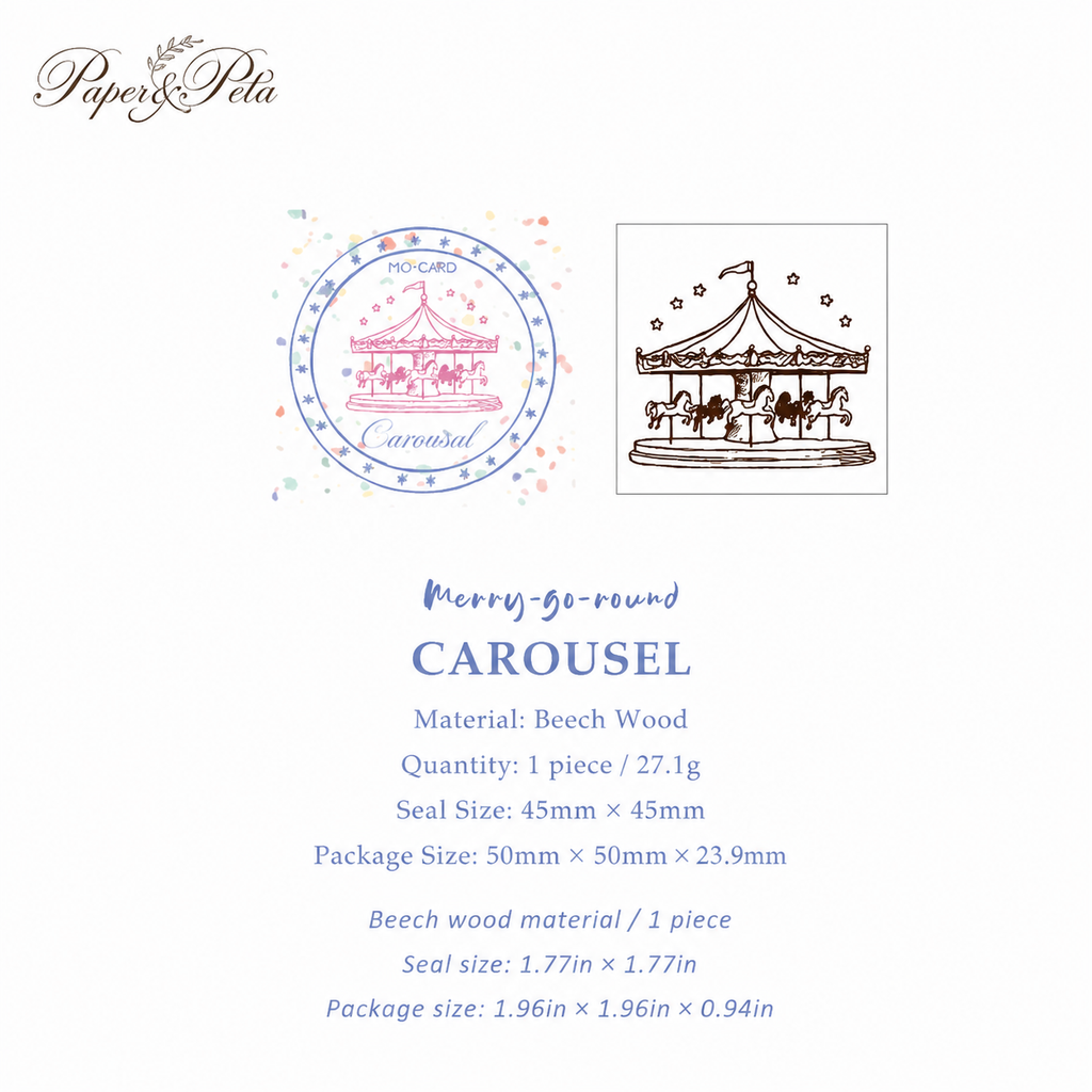 Paper & Petal French Dream Collection | Dreamy Vintage Wooden Stamps for Junk Journal & Scrapbooking