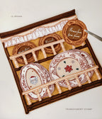 The Vintage Tea Room – Clear Silicone Stamp Sets with Acrylic Block for Junk Journaling, Scrapbooking & Card Making