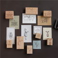 Paper & Petal French Dream Collection | Dreamy Vintage Wooden Stamps for Junk Journal & Scrapbooking