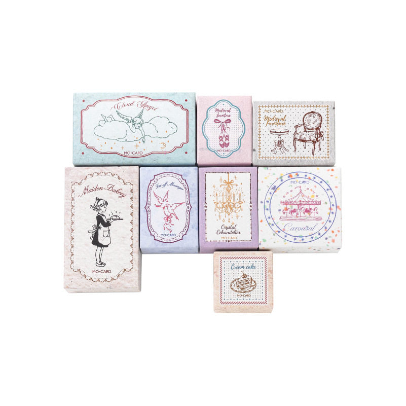 Paper & Petal French Dream Collection | Dreamy Vintage Wooden Stamps for Junk Journal & Scrapbooking